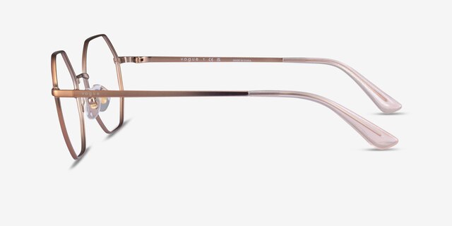 Vogue Eyewear VO4094 Purple Gold MetalEyeglass Frames from EyeBuyDirect, Side View