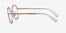 Vogue Eyewear VO4094 Purple Gold MetalEyeglass Frames from EyeBuyDirect, Side View
