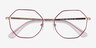 Vogue Eyewear VO4094 Purple Gold MetalEyeglass Frames from EyeBuyDirect, Closed View