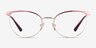 Vogue Eyewear VO4208 Purple Gold MetalEyeglass Frames from EyeBuyDirect, Front View