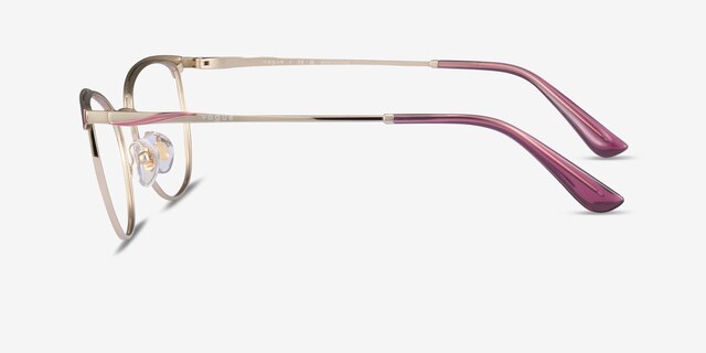 Vogue Eyewear VO4208 Purple Gold MetalEyeglass Frames from EyeBuyDirect, Side View