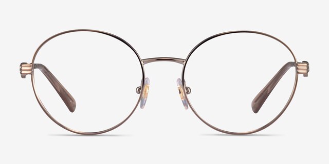 Vogue Eyewear VO4222 Pale Brown MetalEyeglass Frames from EyeBuyDirect, Front View