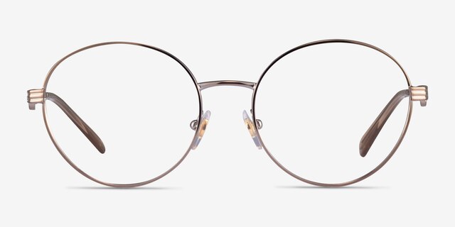 Vogue Eyewear VO4222 Light Brown MetalEyeglass Frames from EyeBuyDirect, Front View