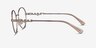 Vogue Eyewear VO4222 Light Brown MetalEyeglass Frames from EyeBuyDirect, Side View