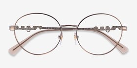 Vogue Eyewear VO4222 Light Brown Métal Montures de lunettes de vue d'EyeBuyDirect, Vue Rapprochée
