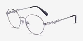 Vogue Eyewear VO4222 Argenté Métal Montures de lunettes de vue d'EyeBuyDirect, Vue d'Angle