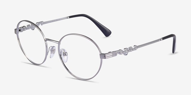 Vogue Eyewear VO4222 Silver MetalEyeglass Frames from EyeBuyDirect, Angle View