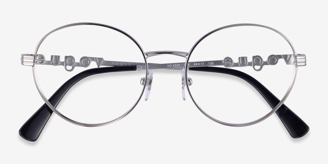 Vogue Eyewear VO4222 Silver MetalEyeglass Frames from EyeBuyDirect, Closed View