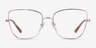 Vogue Eyewear VO4225 Pink Silver MetalEyeglass Frames from EyeBuyDirect, Front View