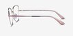 Vogue Eyewear VO4225 Pink Silver MetalEyeglass Frames from EyeBuyDirect, Side View