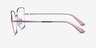 Vogue Eyewear VO4225 Pink Silver MetalEyeglass Frames from EyeBuyDirect, Side View