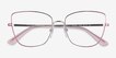 Vogue Eyewear VO4225 Pink Silver MetalEyeglass Frames from EyeBuyDirect, Closed View