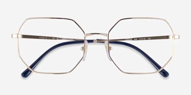 Vogue Eyewear VO4228 Gold MetalEyeglass Frames from EyeBuyDirect, Closed View