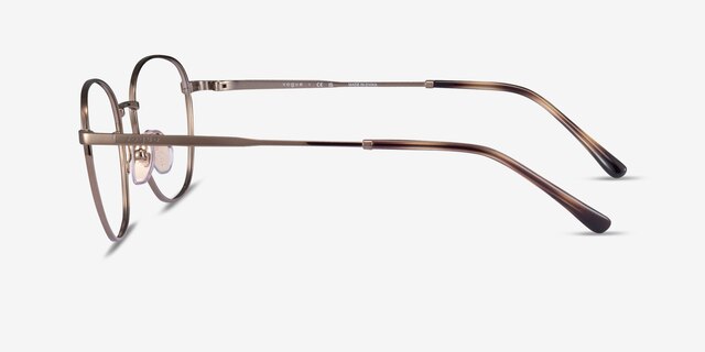 Vogue Eyewear VO4231 Light Brown MetalEyeglass Frames from EyeBuyDirect, Side View