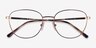 Vogue Eyewear VO4231 Light Brown MetalEyeglass Frames from EyeBuyDirect, Closed View