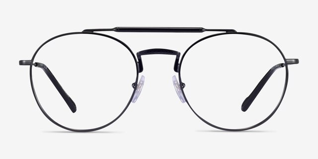 Vogue Eyewear VO4239 Shiny Black MetalEyeglass Frames from EyeBuyDirect, Front View