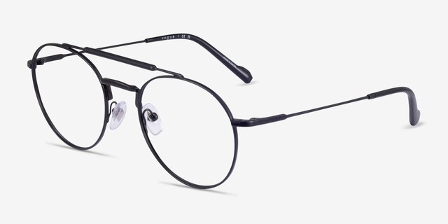 Vogue Eyewear VO4239 Shiny Black MetalEyeglass Frames from EyeBuyDirect, Angle View