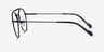 Vogue Eyewear VO4239 Shiny Black MetalEyeglass Frames from EyeBuyDirect, Side View
