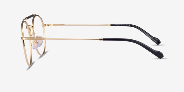 Vogue Eyewear VO4239 Gold Black MetalEyeglass Frames from EyeBuyDirect, Side View