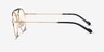 Vogue Eyewear VO4239 Gold Black MetalEyeglass Frames from EyeBuyDirect, Side View
