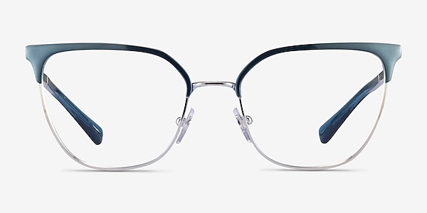 Vogue Eyewear VO4249 Blue Silver Metal Eyeglass Frames