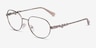 Vogue Eyewear VO4259 Light Brown MetalEyeglass Frames from EyeBuyDirect, Angle View
