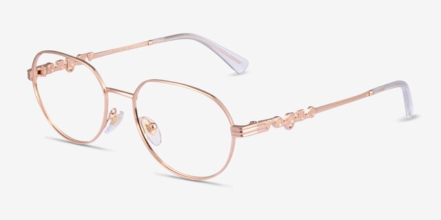 Vogue Eyewear VO4259 Rose Gold MetalEyeglass Frames from EyeBuyDirect, Angle View