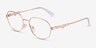 Vogue Eyewear VO4259 Rose Gold MetalEyeglass Frames from EyeBuyDirect, Angle View