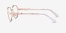 Vogue Eyewear VO4259 Rose Gold MetalEyeglass Frames from EyeBuyDirect, Side View