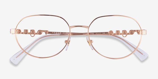 Vogue Eyewear VO4259 Rose Gold MetalEyeglass Frames from EyeBuyDirect, Closed View