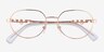 Vogue Eyewear VO4259 Rose Gold MetalEyeglass Frames from EyeBuyDirect, Closed View