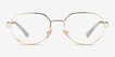 Vogue Eyewear VO4259 Gold MetalEyeglass Frames from EyeBuyDirect, Front View