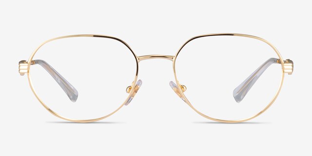 Vogue Eyewear VO4259 Gold MetalEyeglass Frames from EyeBuyDirect, Front View