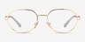 Vogue Eyewear VO4259 Gold MetalEyeglass Frames from EyeBuyDirect, Front View