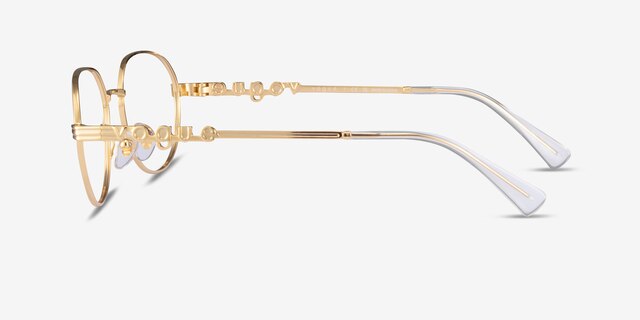 Vogue Eyewear VO4259 Gold MetalEyeglass Frames from EyeBuyDirect, Side View