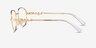 Vogue Eyewear VO4259 Gold MetalEyeglass Frames from EyeBuyDirect, Side View