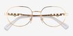 Vogue Eyewear VO4259 Gold MetalEyeglass Frames from EyeBuyDirect, Closed View