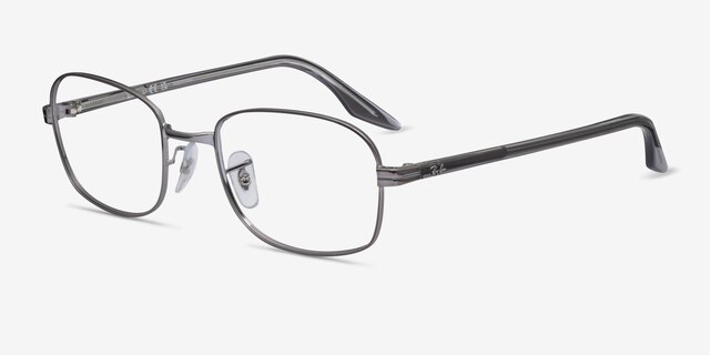 Ray-Ban RB3690V Gunmetal MetalEyeglass Frames from EyeBuyDirect, Angle View