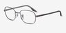 Ray-Ban RB3690V Gunmetal MetalEyeglass Frames from EyeBuyDirect, Angle View