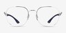 Ray-Ban RB6477 Silver MetalEyeglass Frames from EyeBuyDirect, Front View