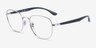 Ray-Ban RB6477 Silver MetalEyeglass Frames from EyeBuyDirect, Angle View