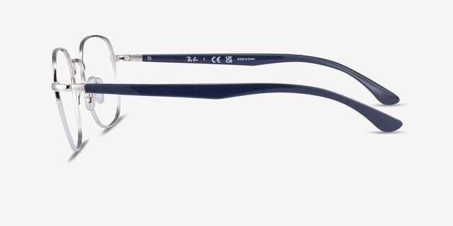 Ray-Ban RB6477 Silver MetalEyeglass Frames from EyeBuyDirect, Side View
