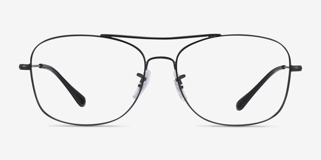 Ray-Ban RB6499 Black MetalEyeglass Frames from EyeBuyDirect, Front View