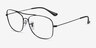 Ray-Ban RB6499 Black MetalEyeglass Frames from EyeBuyDirect, Angle View