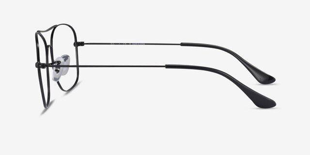 Ray-Ban RB6499 Black MetalEyeglass Frames from EyeBuyDirect, Side View