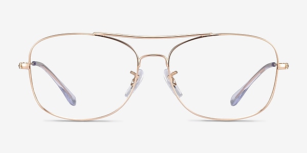 Ray-Ban RB6499 Rose Gold Metal Eyeglass Frames