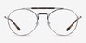 Vogue Eyewear VO4239 Silver Tortoise MetalEyeglass Frames from EyeBuyDirect, Front View
