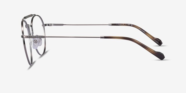Vogue Eyewear VO4239 Silver Tortoise MetalEyeglass Frames from EyeBuyDirect, Side View