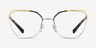 Vogue Eyewear VO4249 Gold Silver MetalEyeglass Frames from EyeBuyDirect, Front View