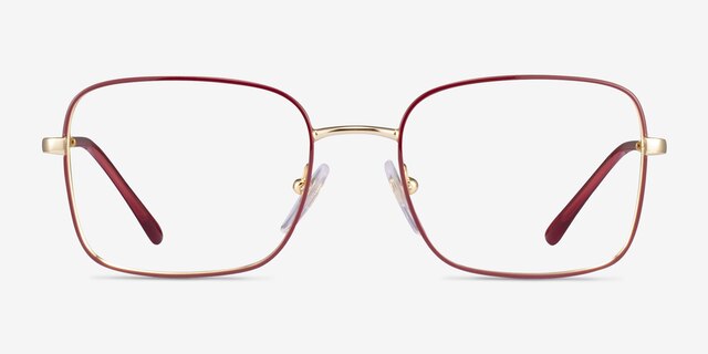 Vogue Eyewear VO4252 Red Gold MetalEyeglass Frames from EyeBuyDirect, Front View